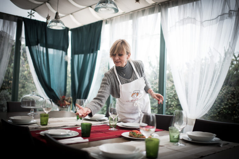 Add a seat at the table!  Fantastic dinner with a Bolognese family